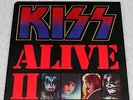 1977 Kiss ALIVE II Double Album Set RED VINYL Pye CALD 5004 Stereo LP UK Import