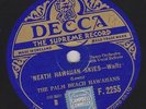 PALM BEACH HAWAIIANS... LEN FILLIS  & AL BOWLLY Decca  78 rpm