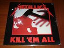 METALLICA kill 'em all LP / RARE COLOMBIA VERTIGO SWIRL / THRASH SPEED METAL