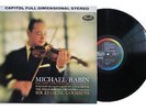 MICHAEL RABIN Paganini/Wieniawski Violin Concertos Capitol SP-8534  Goossens