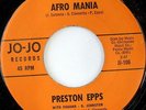 PRESTON EPPS: Afro Mania / Love Is The Only Good Thing 45 (slight storage warp)