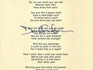 VERY RARE - PINK FLOYD - D.GILMOUR - ORIGINAL HAND SIGNED AUTOGRAPH