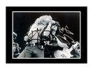 VERY RARE - LED ZEPPELIN - PLANT & PAGE - ORIGINAL HAND SIGNED AUTOGRAPHS