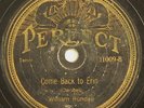 WILLIAM RUNDALL - COME BACK TO ERIN / MACUSHLA (MOTHER) 1922 78rpm Ireland Irish
