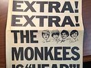 MONKEES 45 LAST TRAIN TO CLARKSVILLE W/ SLEEVE AND RARE PROMOTIONAL INSERT