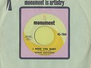 Arthur Alexander I Need You Baby/ Spanish Harlem, Mod Soul-Near Mint