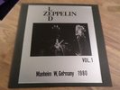 Led Zeppelin LP Manheim 1980 Vol 1 Japan Red vinyl acetate UNDOCUMENTED NEVER