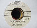 LITTLE DOOLEY - You Better Be Ready - SOUL FUNK 45 - Koko