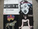 THE DAMNED:4x45s+PICTURE COVERS:ELOISE+GRIMLY FIENDISH+IS IT A DREAM+ANYTHING.