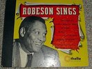 Robeson sings 3 record set signed by Paul Robeson