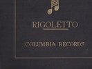 Album 78 Tours RIGOLETTO Verdi Mercedes Capsir Riccardo Stracciari Molajoli