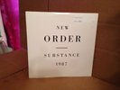 NEW ORDER SUBSTANCE 1987 QWEST RECORDS DOUBLE VINYL LP SET