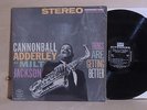 CANNONBALL ADDERLEY LP THINGS ARE GETTER BETTER W/ MILT JACKSON, RIVERSIDE ORIG.