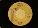 northern soul TOM STORM & THE PEPS That's The Way Love Is GE GE hear soundclip