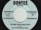 Northern Soul 45 - Contemplations - Alone With No Love - Dontee - mp3