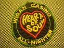 ORIGINAL NORTHERN SOUL PATCH- WIGAN CASINO HEART OF SOUL ALL-NIGHTER -NR EX CON