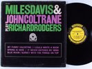 MILES DAVIS & JOHN COLTRANE Play Richard Rodgers PRESTIGE LP mono