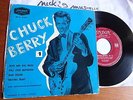 CHUCK BERRY RARE FRENCH EP LONDON RECORDS CHESS 1958 LONDON DISQUES BIEM N°1 