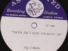 **SCARCE**  SAM COOKE  - THAT'S IT, I QUIT, I'M MOVIN' ON,  US,1-sided DEMO '61