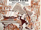  FRENCH GUY & MONIQUE FALLOT PLAYS FAURE SONATAS DUCRETET THOMSON 10