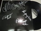 AC DC SIGNED BACK IN BLACK  LP ALBUM