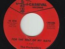 Sweet Soul 45 - Pretenders - For The Rest Of My Days - Carnival - mp3