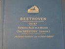 JACQUES THIBAUD - ALFRED CORTOT / BEETHOVEN / HMV DB 1328-31