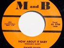 EMMET DAVIS: HOW ABOUT IT BABY / YOU CHANGED - NM BLACK R&B FRANTIC ROCKER 45rpm