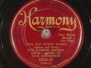 Bar Harbor Society Orch + Dick Robertson, Harmony 6508 V+ (rare 5 minute 78)