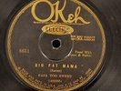 BLUES 78 Papa Too Sweet Harry Jones Okeh 8651 Big Fat Mama It’s Tight Like That