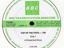 BBC TRANSCRIPTION 1980 - Top Of The Pops #796 / CLIFF RICHARDS / DAVE EDMUNDS