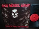 New Model Army No Rest For the Wicked Japan Orig. PROMO LP INSERT NM