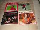 4 Christmas vinyl LPs Nat King Cole Jim Reeves Andy Williams Johnny Mathis
