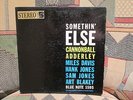 CANNONBALL ADDERLEY - Somethin' Else - BLUE NOTE 1595 (RVG / W. 61st. / Ear)  LP