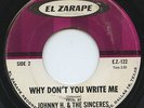 HEAR- Rare Doo Wop 45- Johnny H & Sinceres - Why Don't You Write Me - Little Joe