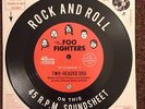 The Foo Fighters Two-Headed Dog Single 45 RPM Sonic Highways Flexi Record Rare