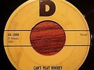45 Record TOMMY WOOD EDDIE NOACK My Steady Dream Cant Play Hookey 