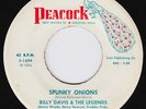 BILLY DAVIS & LEGENDS Spunky Onions RARE r&b dancer TITTYSHAKER rockabilly HEAR