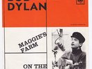 BOB DYLAN Maggie's Farm  Sweden Norway 45 UNIQUE p/s superb cond HEAR