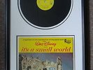 Vintage Walt Disney Its A Small World 3925 Fabuously Framed Record 01111