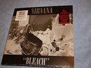 NIRVANA BLEACH MAROON & CLEAR WHITE VINYL SEALED SOLD OUT LOW #