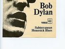 Bob Dylan - Rare Norwegian Subterranean single