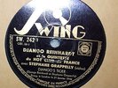 78 TOURS/DJANGO REINHARDT ET LE QUINTETTE DU HOT CLUB DE FRANCE/SWING SW 242