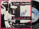 Linda Ronstadt Signed 45rpm Picture Sleeve Excellent Near Mint Rare Single