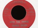 CHARLES BROWN Good Time Charlie on Cenco Rare New Breed R&B Popcorn 45 Hear