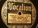 Gold Vocalion 25009 Clarence Williams Orch. Black Eyed Susan Brown (NYC 1933)