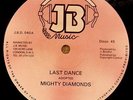 MIGHTY DIAMONDS Last Dance / Lucky NEAR MINT JB MUSIC 12