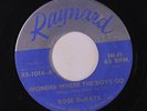 ROSE DUBATS: Wonder Where The Boys Go / Signals From Saturn 45 rare Oldies
