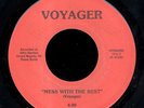 VOYAGER 1980's Michigan Private Hard Rock unplayed 45 HEAR