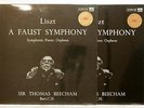 ASD 317/8 W/g orig BEECHAM - LISZT a faust symphony, orpheus HMV 2xLPs NM